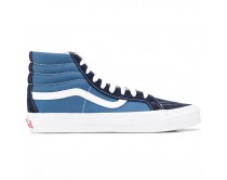 Vans Sk8-Hi голубые высокие вансы